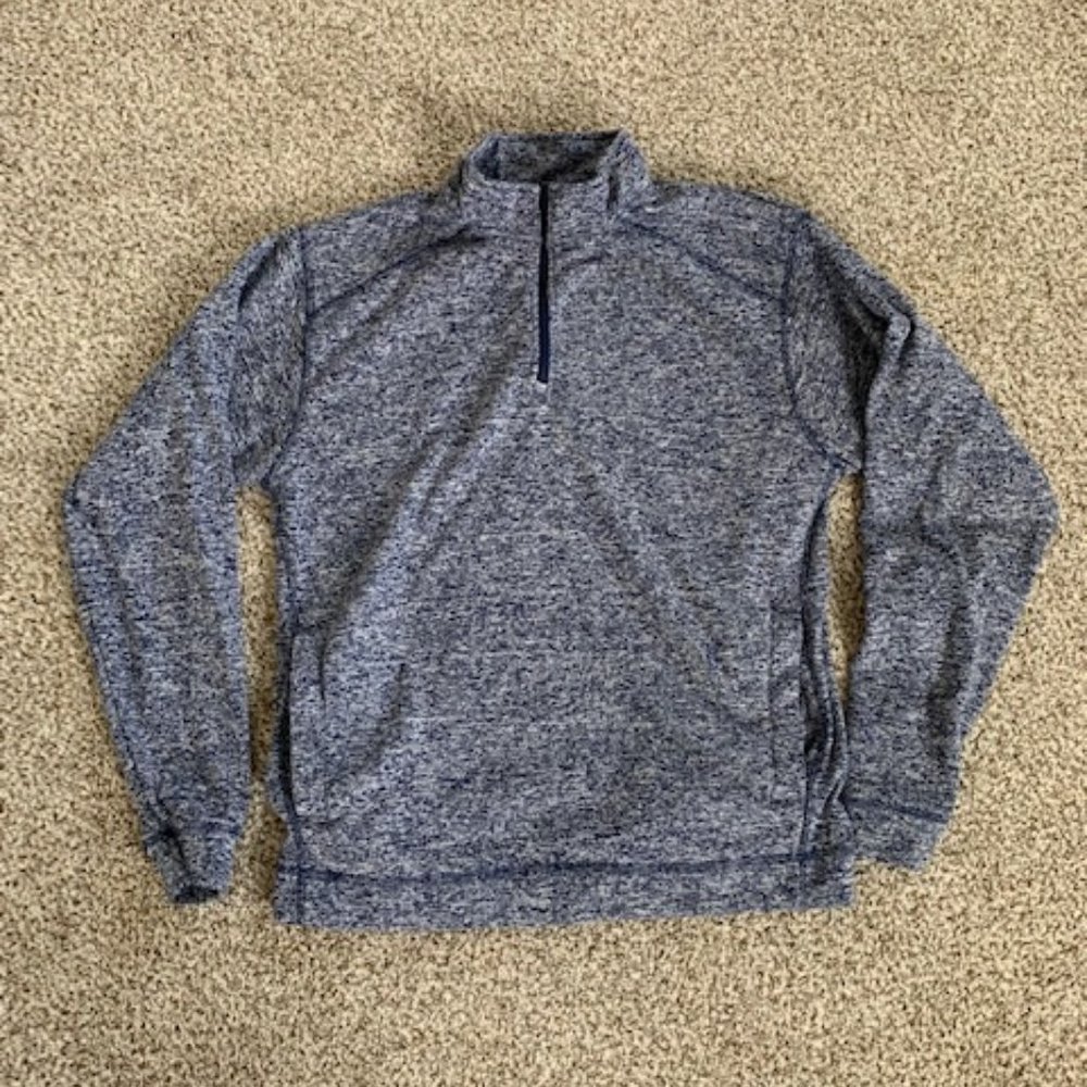 Women's 1/4 Zip Blue Sweatshirt